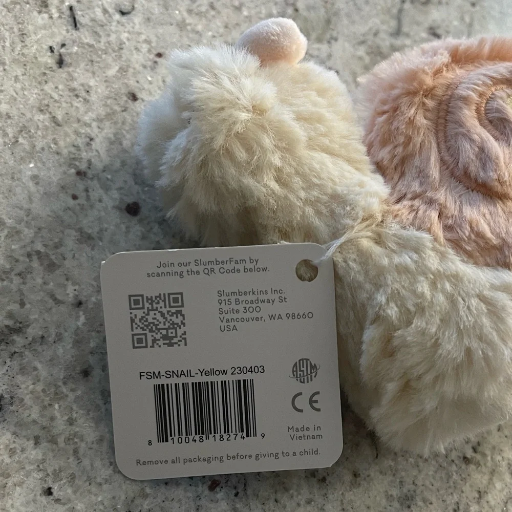 NWT Slumberkins Mini Buttercup Snail - Picture 6 of 9